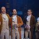 Simon Longnight at Lafayette, Jimmy Fallon, Lin-Manuel Miranda, Rubén J. Carbajal as John Laurens, Brandon Armstrong as Hercules Mulligan